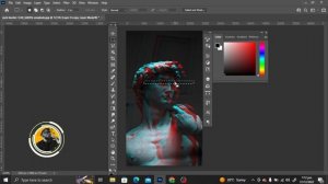 how to make simple glitch effect photoshop | Photoshop 2023 for beginners