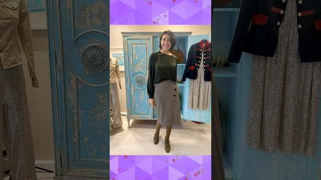 Юбки на пуговицах для женщин 50-55 лет на весну, лето и осень/Button skirts for women 50-55