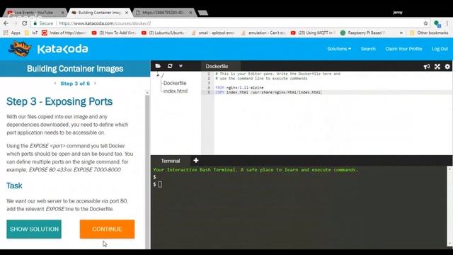 KataCoda - Docker Scenario No:3 смотреть онлайн