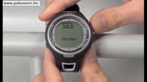 Видео по настройке пульсометра Sigma PC 15 11 на примере модели в старом дизайне)
