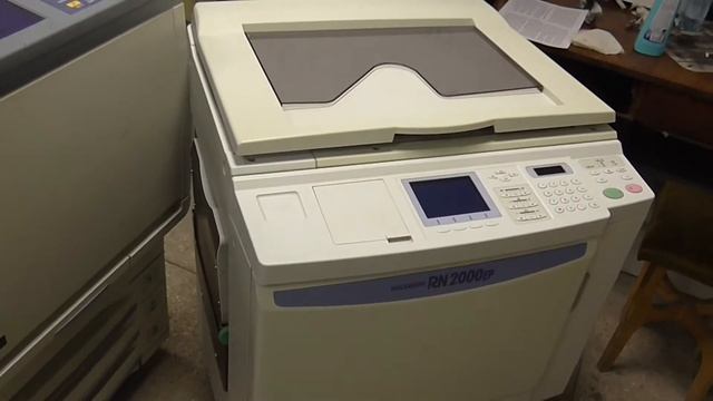 Выполнен ремонт ризографа Riso RN2000