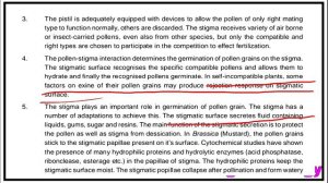 pollen pistil Interaction/Bureau book line by line/part-13/class-12
