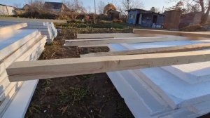 НАЧИНАЕМ СТРОИТЬ ДОМ, ДОМ ИЗ СЭНДВИЧ ПАНЕЛЕЙ, ЗАВЕЗЛИ СТРОЙМАТЕРИАЛЫ
