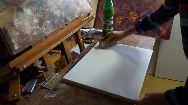 Технические Советы. Финишная Грунтовка Холста. Олег Буйко. смотреть онлайн