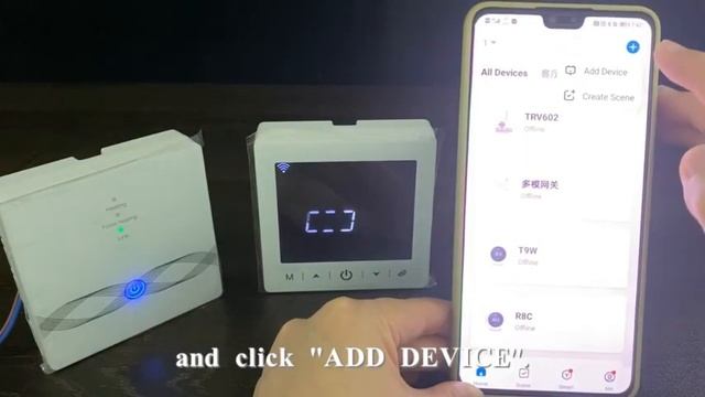 How to network the RF wall-mounted boiler thermostat. -22 смотреть онлайн