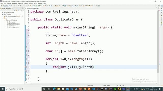 How to find duplicate char from String in Java смотреть онлайн