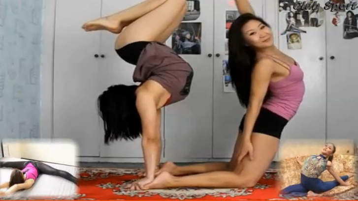 Девушки гимнастки. Очень гибкие спортсменки. смотреть онлайн