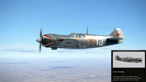 Советский истребитель Ла-5Ф 8 серии в симуляторе "IL-2 Sturmovik Great Battles". Варианты окраски.