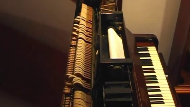 "Spaghetti Rag" 1920s Steck Pianola Player Piano QRS Word Roll 8641 смотреть онлайн