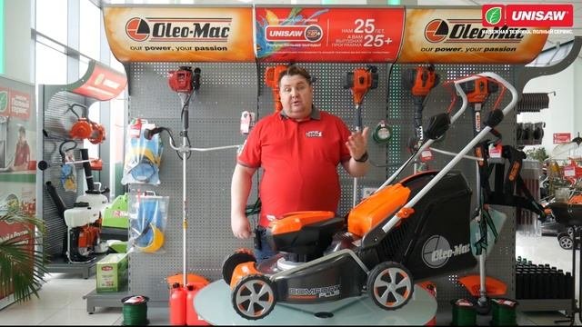 Газонокосилка аккумуляторная Oleo-Mac GI 44P  #обзоргазонокосилки##каквыбратьгазонокосилку