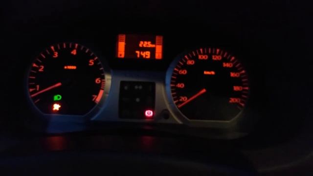 Неисправность шкалы уровны топлива Ларгус, Логан.