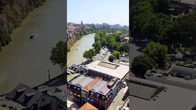#канатнаядорога# в #Тбилиси#..вид на город сверху#тбилиси#Грузия#georgia#