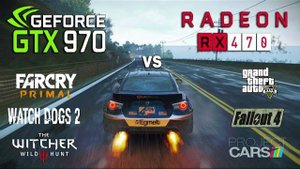 RX 470 vs GTX 970 Test in 6 Games (i5 7600k)