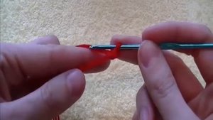 Урок 3. Двойная цепочка из воздушных петель. Вязание крючком двойной цепочки.