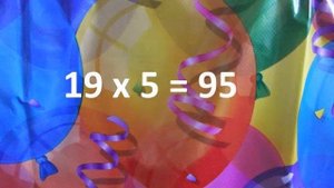 таблица умножения 19