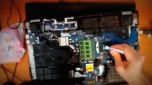 замена термопасты samsung rf 511