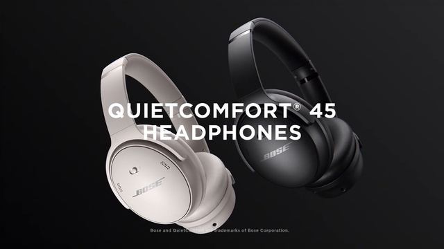 Bose QuietComfort 45 headphones смотреть онлайн