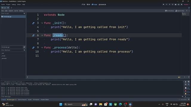 Godot 4 Beginner Tutorial Series - 13. Godot's Lifecycle Methods смотреть онлайн