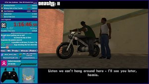 GTA San Andreas One HP OHKO LS & Badlands Speedrun - Hugo_One Twitch Stream - 10/21/2022