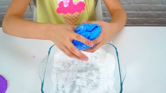 Как Сделать Клауд Слайм?! | Получился Очень Крутой Слайм смотреть онлайн