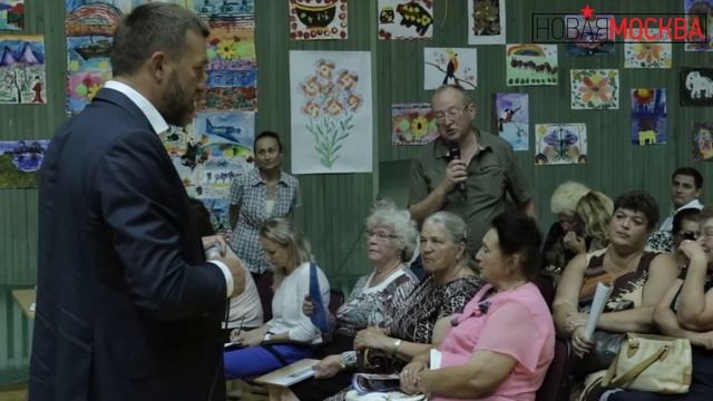 Дмитрий Саблин встретился с жителями поселка Шишкин Лес смотреть онлайн