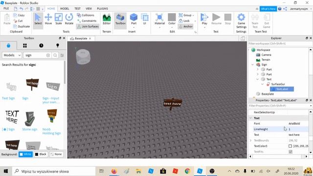 Change Text On Signs - Roblox Studio смотреть онлайн