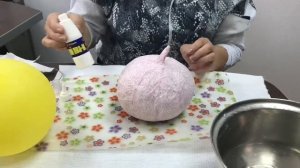 Мастер-класс «Тыква из воздушного шарика»