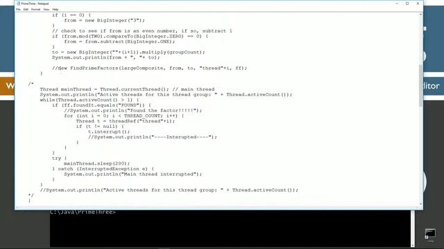 Learn Java Programming - BigInteger .isProbablePrime() Part 3 Multithreading Tutorial