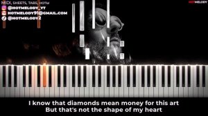 Sting - Shape of My Heart piano karaoke