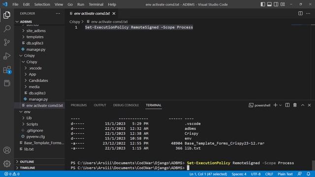 Python Virtual env Error ( Solution )