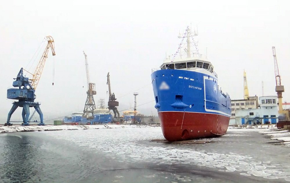 В Приморье спустили на воду новый краболов / События на ТВЦ