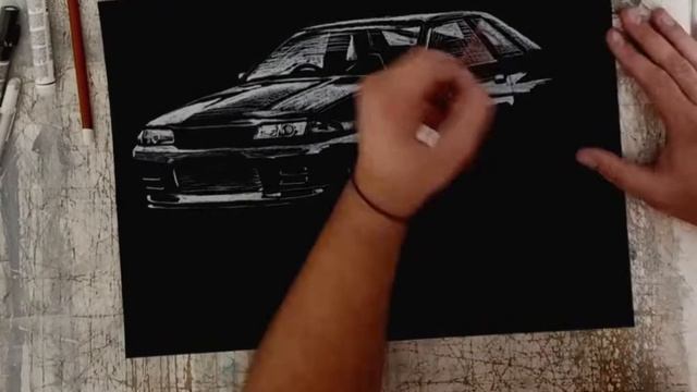 Nissan Skyline R32 - Drawing смотреть онлайн