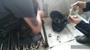 #заменабатареи Установка кранов на радиатор отопления.
