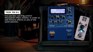 Boss SY-200 Guitar Synthesizer Pedal Demo