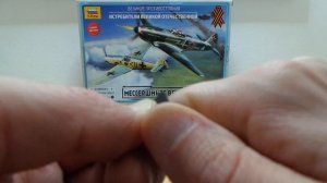 Сборка без клея модели самолета Messerschmitt Bf.109 "ЗВЕЗДА" 1/72
