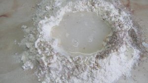 Лепешки с ржаными отрубями и куркумой