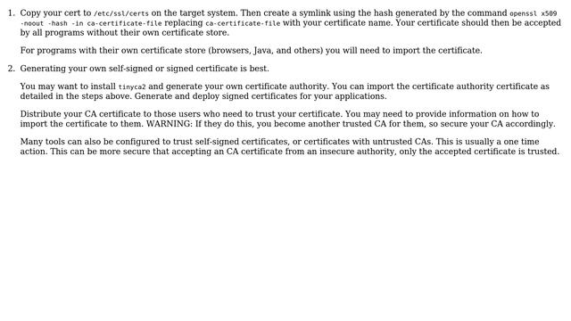 Unix & Linux: Trust a self signed PEM certificate (3 Solutions!!) смотреть онлайн