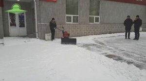 Уборка снега - мотоблок Авангард плюс мотоблочная лопата