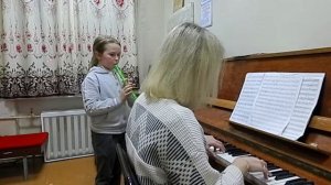 "Со вьюном я хожу". Альбина Веретенникова (блокфлейта), Анна Опольская (фортепиано)