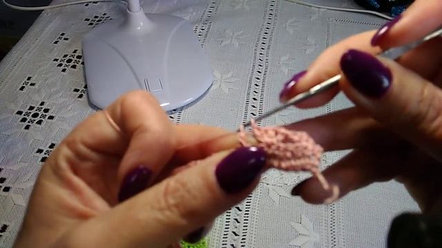 Вязание крючком для начинающих. Вязание красивой сетки 1 смотреть онлайн