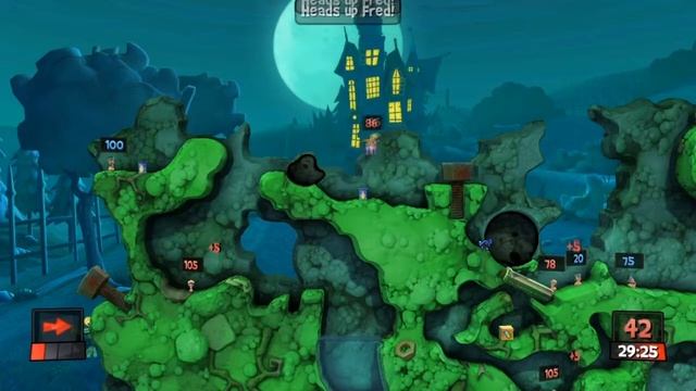 Worms Revolution - Squashed! and Death from Above Guide смотреть онлайн