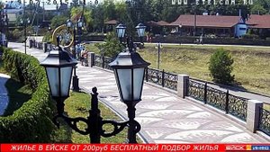 Онлайн веб камера на Таганрогской набережной Ейска