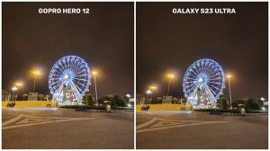 Gopro Hero 12 Black VS Samsung Galaxy S23 Ultra | Night Mode Camera Test