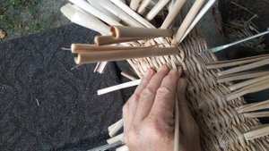 Cумка своими руками тканая из рогоза Часть 3