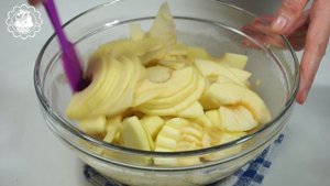Французский невидимый яблочный пирог. Простой рецепт.
