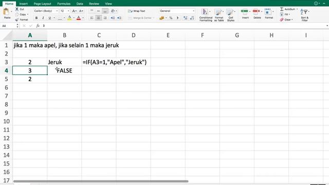[RUMUS EXCEL IF] LOGIKA DASAR IF DAN CONTOH PENGGUNAANNYA смотреть онлайн
