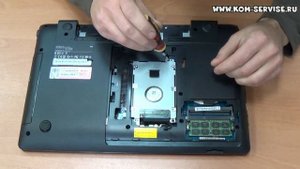 Инструкция по замене жесткого диска на ноутбуке Samsung NP300.
