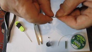 Карповый поводок с регулируемой длиной волоса