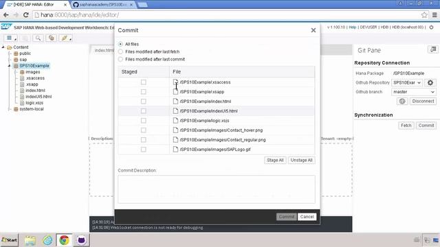 SAP HANA Academy - Web-based Dev Workbench: Editor - GitHub Integration [SPS 10] смотреть онлайн