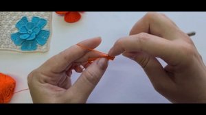 Мак крючком, ирландское кружево